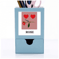 thumbnail image 1 of Amor Rojo emocion como Rose Tarjeta de clip de pluma del gestor de suministros de oficina, 1 of 3