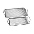 thumbnail image 1 of Outset, Grill Grids, Nonstick, Set of 2, Silver, 1 of 3