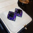 thumbnail image 5 of Pendientes de circonita con aguja de plata Brillar, 5 of 5