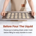 thumbnail image 5 of CAKETIME Silicone Muffin Pan Mini 24 Cups Cupcake Pan, Nonstick Food Grade Silicone Baking Pan 1 Pack, 5 of 8