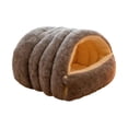 thumbnail image 3 of Cama para gatos, saco de dormir para mascotas, cojín grueso, suave y cálido, nido para perros pequeños, suministros para mascotas, cachorros, gatos de M, 3 of 10