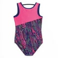 thumbnail image 5 of Rainbeau Moves Girls Dance & Gymnastics Offset Color Block Tank Leotard, XS-XL, 5 of 5
