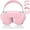 Pink, variant on 【5 in 1】 Compatible with Airpods Max 2/1 Smart Case Cover, (2020/2026) Sleep Mode Compatible, for Apple AirPod Max Headphones Case Soft Leather & Silicone Set Protective Accessories Portable, Blue