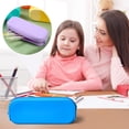 thumbnail image 5 of JoyMoreHome Silicone Pencil Case with Zipper, Large-Capacity Stationery Storage Bag, Easy to Clean, Durable Pencil Bag, 5 of 5