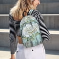 thumbnail image 5 of Bingfone Vintage Rose1 Print Canvas College Laptop Backpack, Large Capacity Lightweight College Bookbag Casual Daypack-Small, 5 of 5