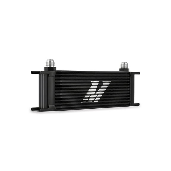 Mishimoto MMOC-13BK Universal 13-Row Oil Cooler, Black