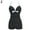Black, variant on AYYUFE Women One Piece Bathing Suit Dotted Beachwear Push up Swimsuit Plus Size Swimwear