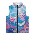 thumbnail image 4 of Pzuqiu Axolotl Kid Outerwear Vest Toddler Girl Clothes Practical Fall Outerwear Versatile Vest Zip Up Sleeveless for Girl 7-8 Comfortable Wind Proof for Teens Girls Boys Kids, 4 of 7