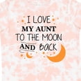 thumbnail image 4 of Inktastic I Love My Aunt to the Moon and Back Boys or Girls Toddler T-Shirt, 4 of 5