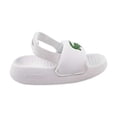thumbnail image 2 of Lacoste Serve Slide 1.0 Toddlers' Sandals White/Green 747cui0002-082, 2 of 6