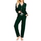 thumbnail image 2 of Pijama SWOMOG para mujer, manga larga, color verde S-XXL, 2 of 6