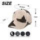 thumbnail image 2 of Gorras de béisbol para mujer, gorras de sol unisex de moda, gorras de verano e invierno de tamaño ajustable, gorra de béisbol de felpa de piel de conejo sintética con estampado de pentagrama, 2 of 5