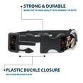 thumbnail image 4 of Warner Bros. Pet Collar, Dog Collar Plastic Buckle, Dobby Is Free 3 Dobby Poses Star Swirls Black Gold White, 8.5 to 12 Inches 0.5 Inch Wide, 4 of 8