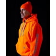 thumbnail image 2 of Forcefield Hi Vis Orange Pullover Forcefield Logo Sleeve Graphic Hoodie, 2 of 5