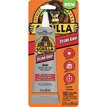 Gorilla Clear Grip Contact Adhesive (8040002) Gorilla Glue Brand