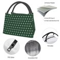 thumbnail image 4 of Fotbe Green Buffalo Plaid Merry Christmas Bolsa Térmica Portátil con Estampado, Bolsa de Entrega de Alimentos Aislada, Bolsa Reutilizable de Gran Capacidad para Comidas y Supermercado, 4 of 6