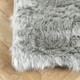 thumbnail image 5 of nuLOOM Cloud Shag Area Rug, 9' x 12', Grey, 5 of 9