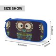 thumbnail image 4 of Goofa Boho Owl Pattern Big Capacity Pencil Pen Case Office College Large Storage High Capacity Bag Pouch Holder Box Organizer, 4 of 9