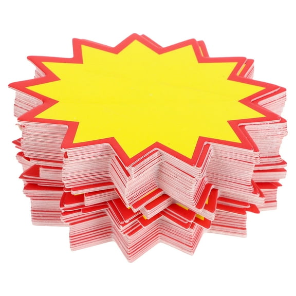 WASHWEPE 100Pcs Retail Labels Sale Stickers for Information Management 2.75X1.97X0.04in