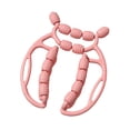 thumbnail image 3 of Lipstore Rouleaux de Massage pour Muscles, 23 Roues, Bâton de Massage Portatif pour Mollet, Jambes, Coude, Rose, 3 of 8