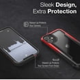 thumbnail image 4 of X-Doria Raptic Shield, iPhone 12 Mini Case - Military Grade Drop Tests, Anodized Aluminum, TPU and Polycarbonate for Apple iPhone 12 Mini, Black / Red Gradient, 4 of 5