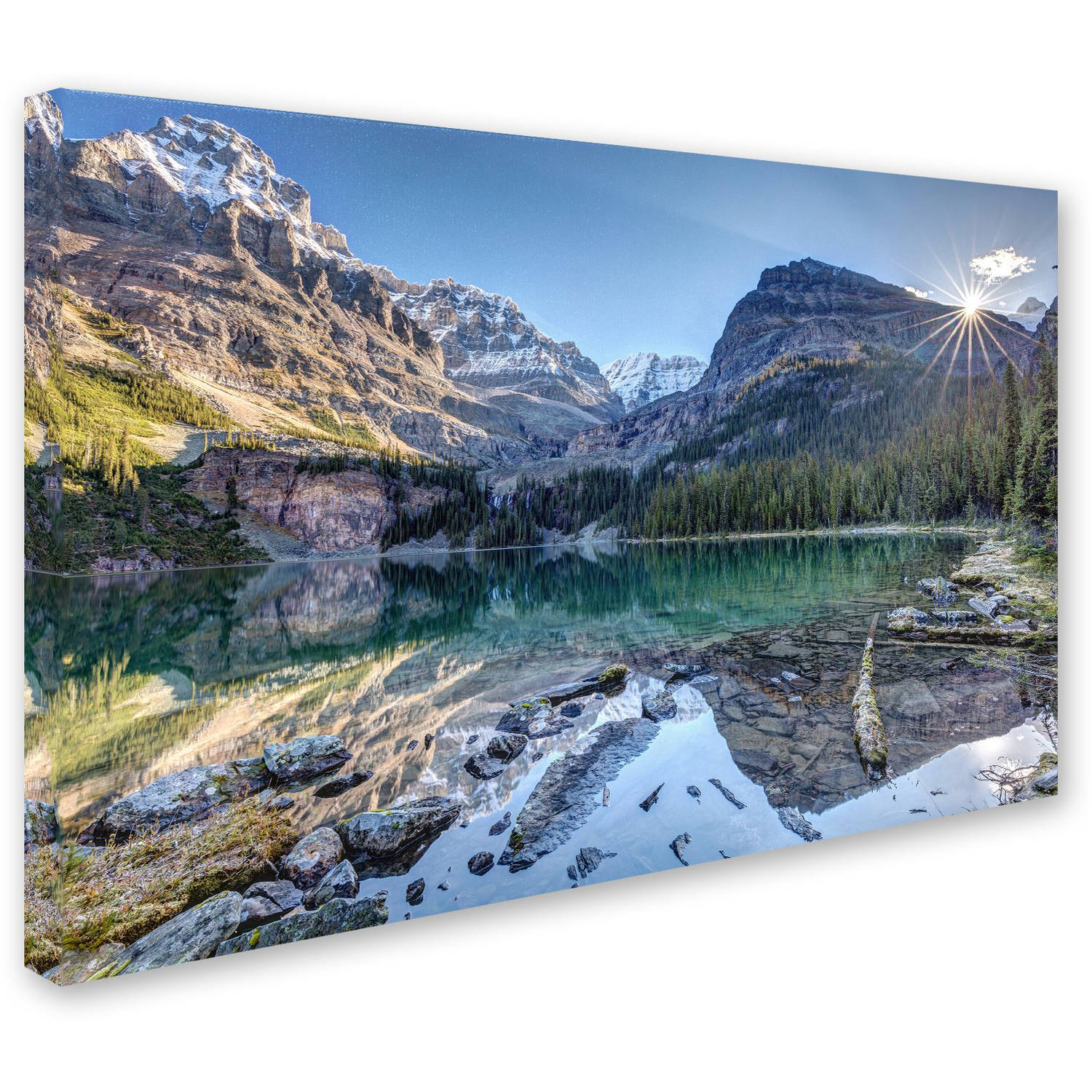 Trademark Fine Art 'Majestic Lake O'Hara' Canvas Art by Pierre Leclerc