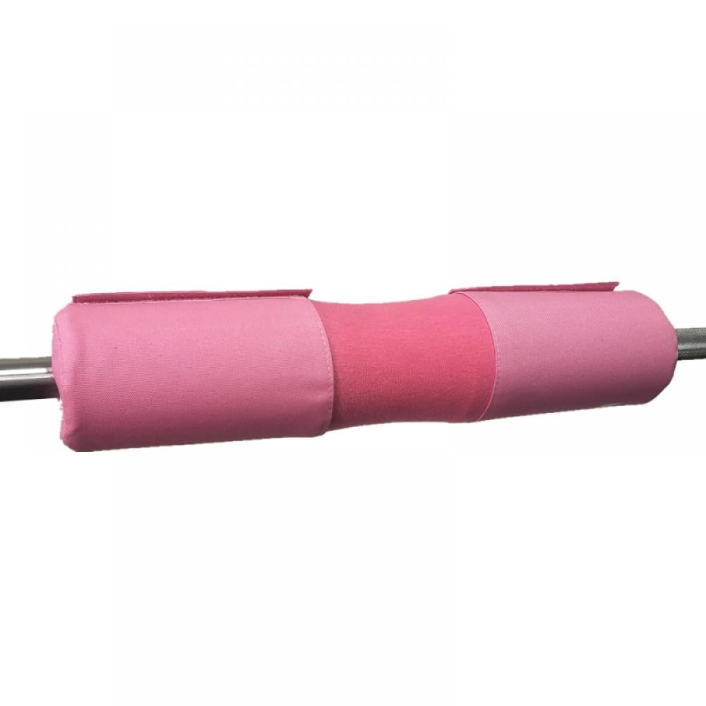 Barbell Pad for Hip Thrust with Fastening Cloth and Carry Bag, Squat Bar Pad with Closure, Neck