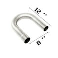 thumbnail image 3 of 16PCS 2.25" Inch OD DIY CUSTOM EXHAUST TUBING MANDREL BEND PIPE STRAIGHT U KIT, 3 of 9