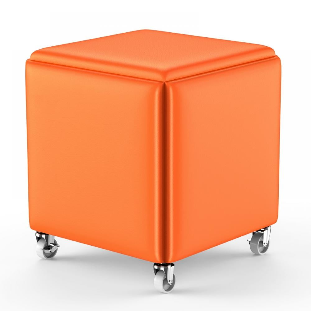 Footstool 5in1 Multifunctional Cube Velvet Sofas Pouffe Stool Change