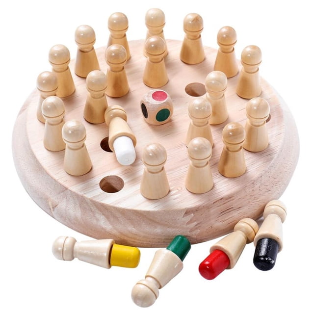 Juguetes de de ajedrez Memory Stick Stick de , de tablero de aprendizaje de color , adecuado para mayores de 3 Sunnimix Memory Matchstick Chess