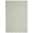 thumbnail image 2 of SAFAVIEH Natura Tracery Geometric Diamonds Wool Area Rug, Silver/Ivory, 4' x 6', 2 of 5