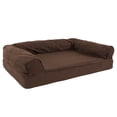 thumbnail image 2 of Dog Bed Orthopedic Pet Sofa Bed with Memory Foam and Foam Stuffed Bolsters 30x20.5x7.5 Bro, 2 of 6
