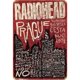 thumbnail image 1 of Chapa Metal Vintage Radiohead Rock Band Pintura Hierro Rectangular 20x30cm, 1 of 10