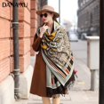 thumbnail image 3 of 100% Wool Large Size Winter Women Pashmina Shawls and Wraps Poncho Cape, 3 of 6