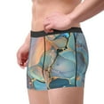 thumbnail image 2 of Sikiie Pastel Abstract Fluid Art Print Men's Boxer Briefs, Elastic Waistband Boxer Briefs Leggings-X-Large, 2 of 5