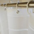 thumbnail image 5 of Rideau de douche Peva rideau de douche impermeable à l'eau rideau de douche à rayures inégales rideau de separation de douche simple moderne 180 * 180CM boucle en acier inoxydab, 5 of 5