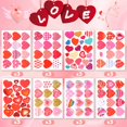 thumbnail image 3 of Pegatinas LOKFAR con forma de corazón para el día de San Valentín, 348 unidades, para niños, 3 of 7