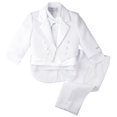thumbnail image 1 of Spring Notion Smoking Classique Blanc pour Bébé Garçon avec Queue Grand /12-18 Mois, 1 of 4
