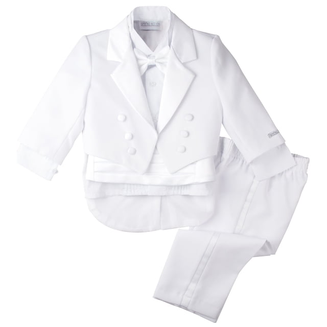 Spring Notion Smoking Classique Blanc pour Bébé Garçon avec Queue Grand /12-18 Mois