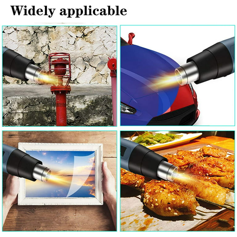 DIAFIELD Mini Heat Gun, 302-842 Heat Gun for Crafts DIY Acrylic Resin Craft, Drying Paint Embossing, Shrink Wrapping, Black