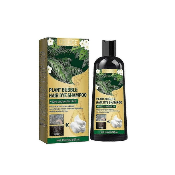 EELHOE plant bubble hairdressing natural black hair hairdressing hair care easy to color long lasting mil