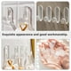 thumbnail image 4 of OHOIOLLA 10Ud Gancho Pared Adhesivo Transparente Multiusos Para Colgar Toallas Y Sombreros, 4 of 8