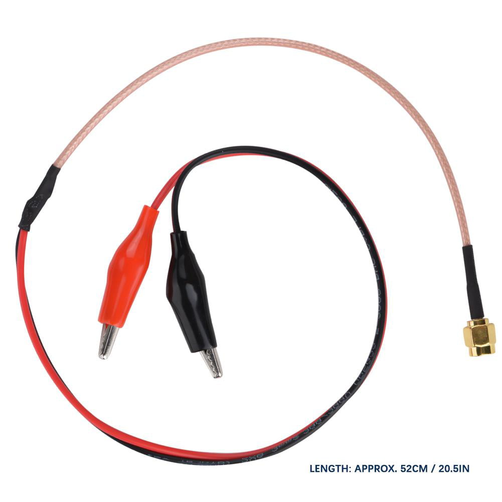 Radio Frequency Connection Cable Red Black Test 1Pcs Cable Testing Kit 52cm Cable Testing Tool Test Lead Connection Cable for Industrial Use 