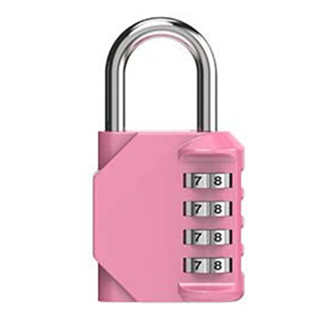 Candado Digital para casillero, cerradura de 4 dígitos a prueba de salpicaduras, cuerpo de aleación de Zinc resistente para cerca de casillero de gimnasio escolar