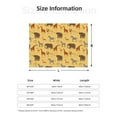 thumbnail image 5 of Naloa Cute Animals Flannel Blankets - Thick and Warm Blanket for Winter, Soft Fuzzy Plush King Blanket for All Seasons80"x60", 5 of 6