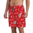 thumbnail image 2 of Fotbe Christmas Deer 1 Trajes de Baño Estampados para Hombre, Shorts de Verano de Secado Rápido, Ropa de Playa, Bañadores-Small, 2 of 6
