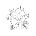 thumbnail image 3 of New Genuine Nissan Holder Sunvisor 96409EA00C / 96409-EA00C OEM, 3 of 10