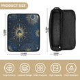 thumbnail image 4 of Hair Tool Organizer Bag with Heat Resistant Mat Removable Travel Storage Case for Hot Air Brushes Curling Irons Mysterious Celestial Pattern, 4 of 8