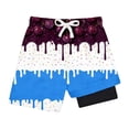 thumbnail image 5 of LRen Boys Swimming Trunks Size 7,Boys Swim Trunks with Compression Liner Kids Summer Quick Dry Bathing Suit Beach Shorts, 5 of 5