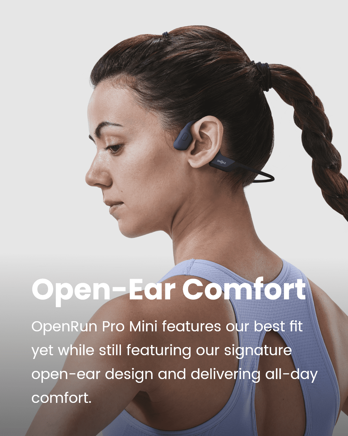 Shokz OpenRun Pro Mini Bone Conduction Open Ear Bluetooth